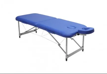 Masa masaj portabilasi pliabila, masa gene 2 sectiuni aluminiu Elora Plus Basic.pat masaj