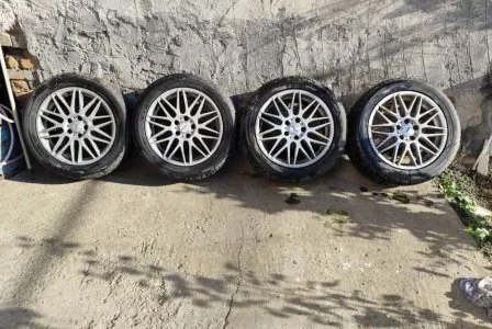 Set Jante Aliaj cu 17 Spite si Anvelope Iarna 215/55/17