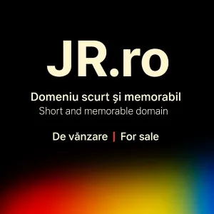 Domeniu premium de vânzare: JR.ro