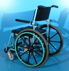 Scaun WC cu rotile din aluminiu