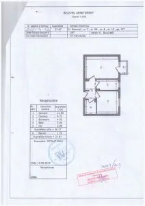 PROPRIETAR Vand Apartament 2 Camere Decomandat 37 MP,Cf.2, Dr Taberei