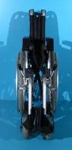 Scaun cu rotile  B+B - latime sezut 38 cm