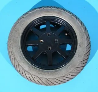 Roata originala cu cauciuc plin Meyra Optimus 1 3.00-10