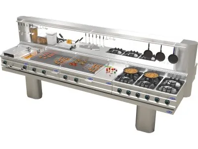 Banc echipamente, Ideal Inox, 2800x1400x1500