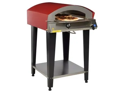 Cuptor pizza pe gaz, Ideal Inox, 2 pizza x 30 cm