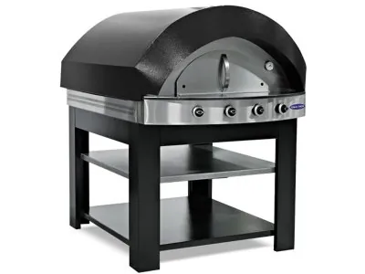 Cuptor profesional pizza pe gaz, Ideal Inox, 6 pizza x 25 cm sau 4 pizza x 35 cm