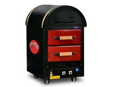 Cuptor profesional pe gaz pentru copt cartofii (Kumpir), Ideal Inox, 2 sertare