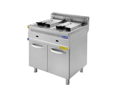Friteuza profesionala, Ideal Inox, 15+ 15 l, Butelie, Linia 700