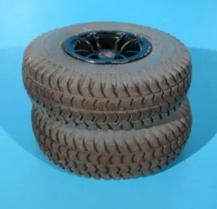 Roata originala cu cauciuc plin pentru scuter electric - 260x85 - set