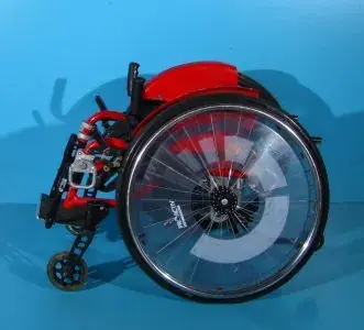 Scaun cu rotile activ din aluminiu