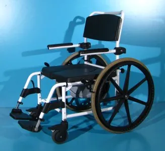 Scaun WC cu rotile din aluminiu