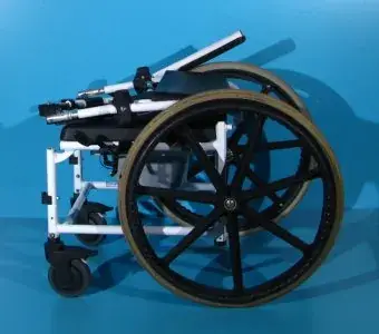 Scaun WC cu rotile din aluminiu