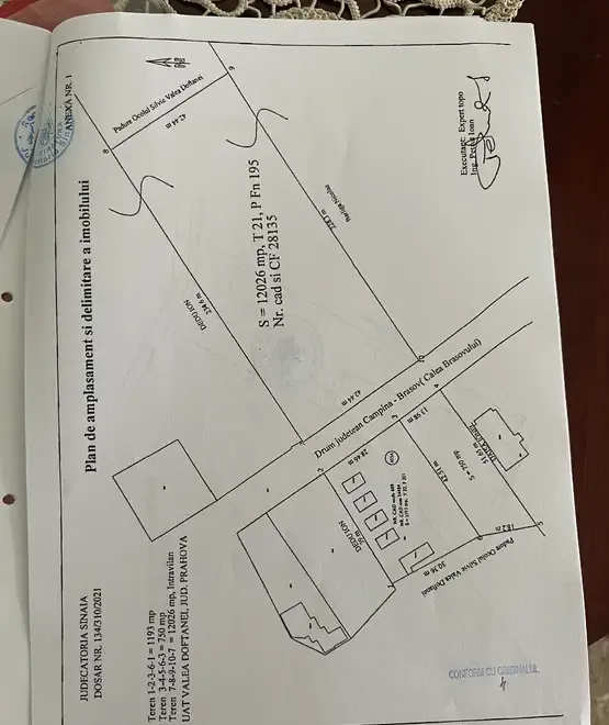 Teren intravilan Valea Doftanei