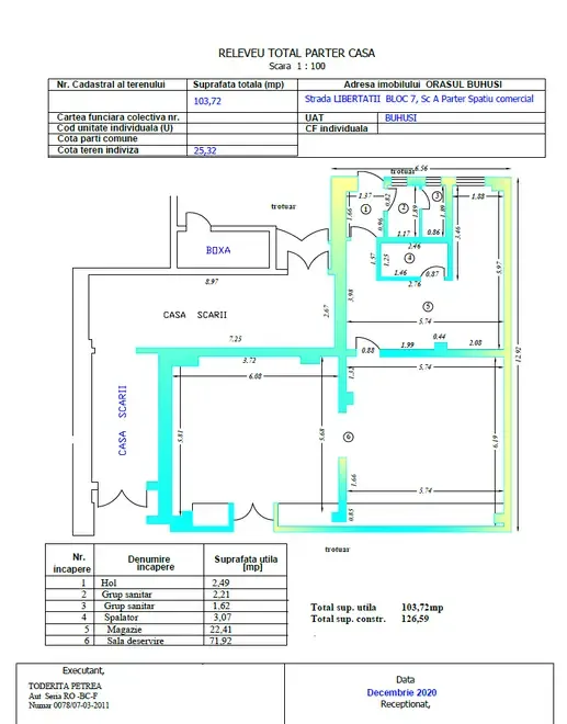 Vand Spatiu Comercial Buhusi Str Libertatii