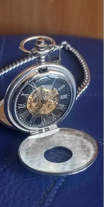 Ceas de buzunar clasic schelet Akribos XXIV AK609