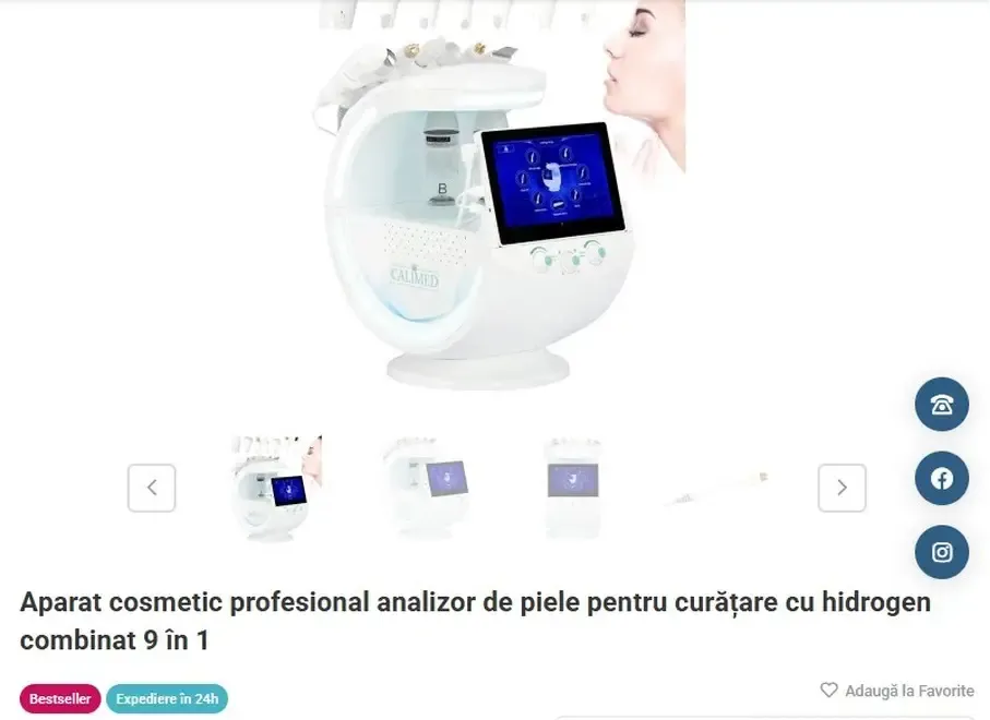 Aparat cosmetic profesional 9 in 1