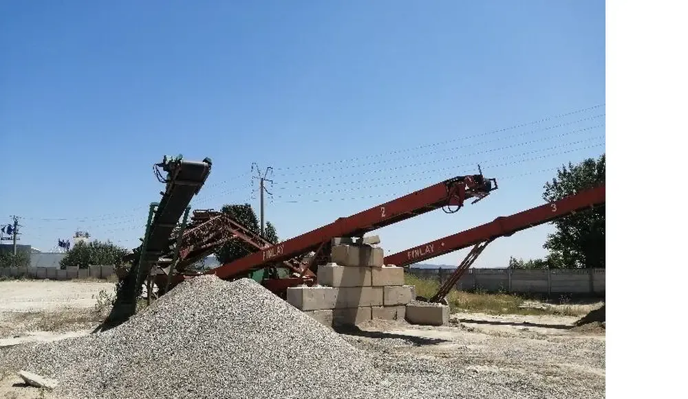 Vand Statie sortare mobila si Roata descarcatoare nisip