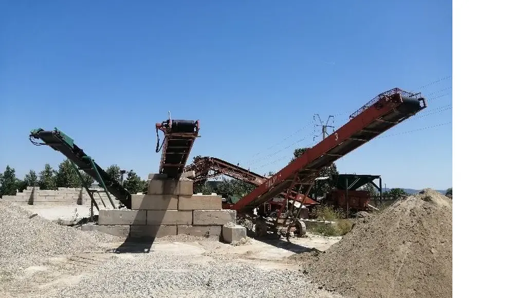 Vand Statie sortare mobila si Roata descarcatoare nisip