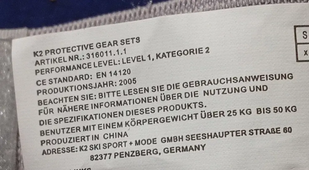 Vand Genunchiere K2 noi