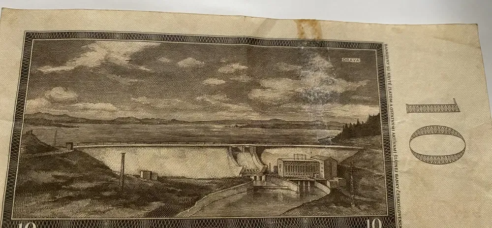 Bancnota Cehoslovacia 1960