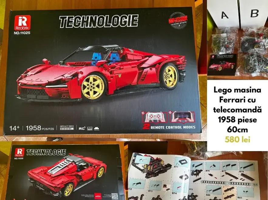 Joc LEGO masina FERRARI