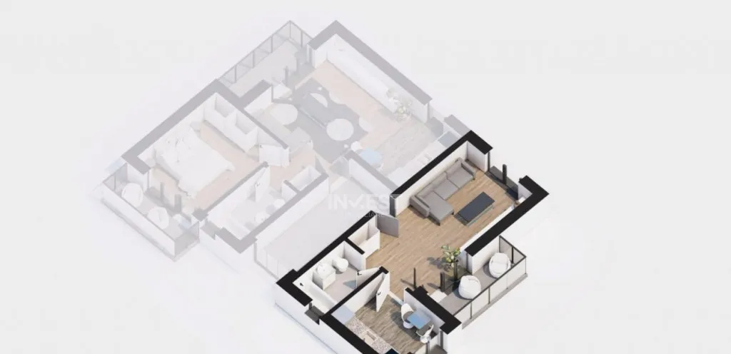 1 camera decomandat bloc nou pacurari rediu