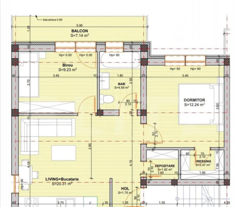 Spatiu comercial cladire noua finisat