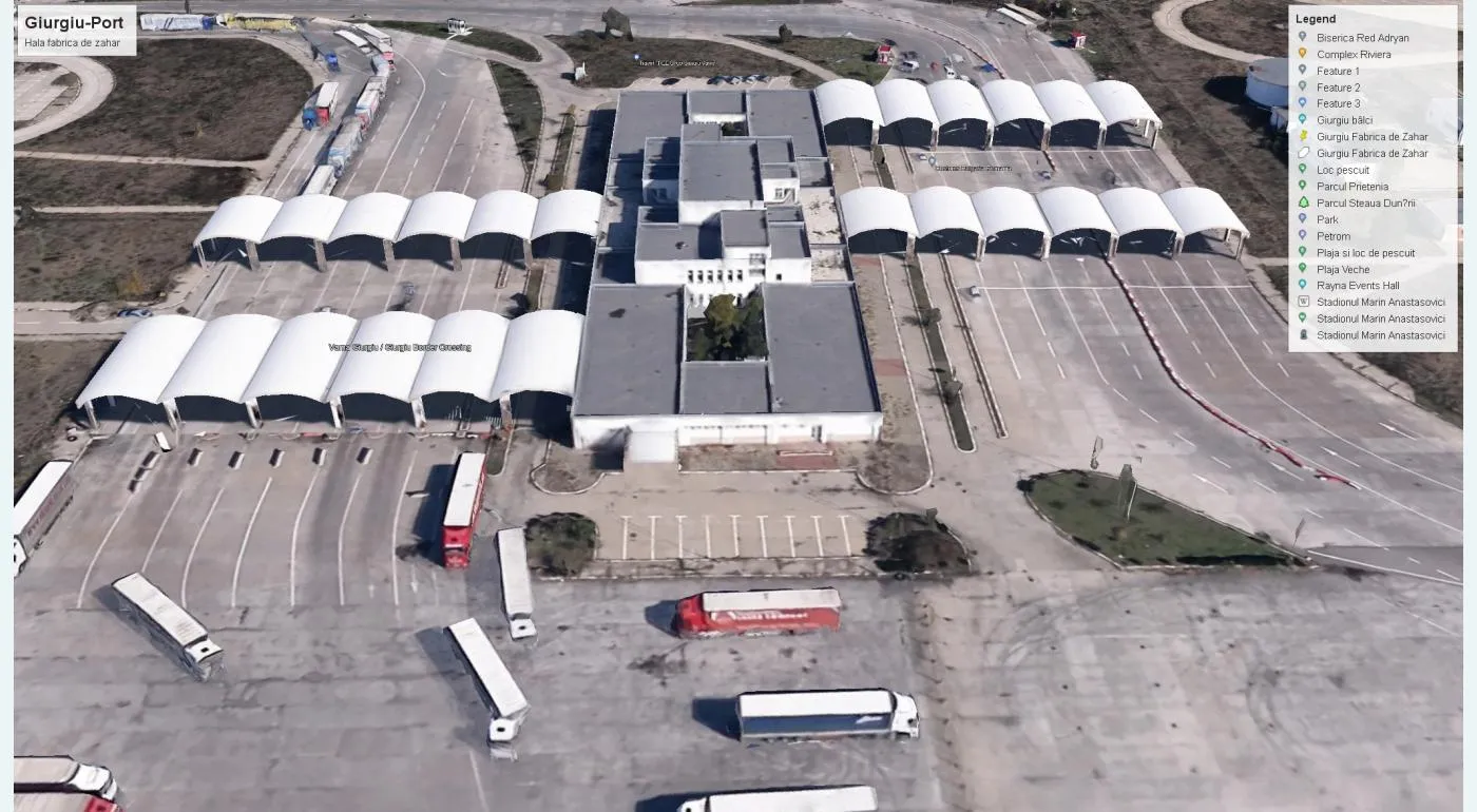 Giurgiu-Port Fabrica de Zahar hala de vanzare