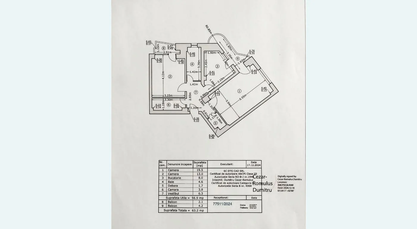 2 camere Rahova Salaj Progresului
