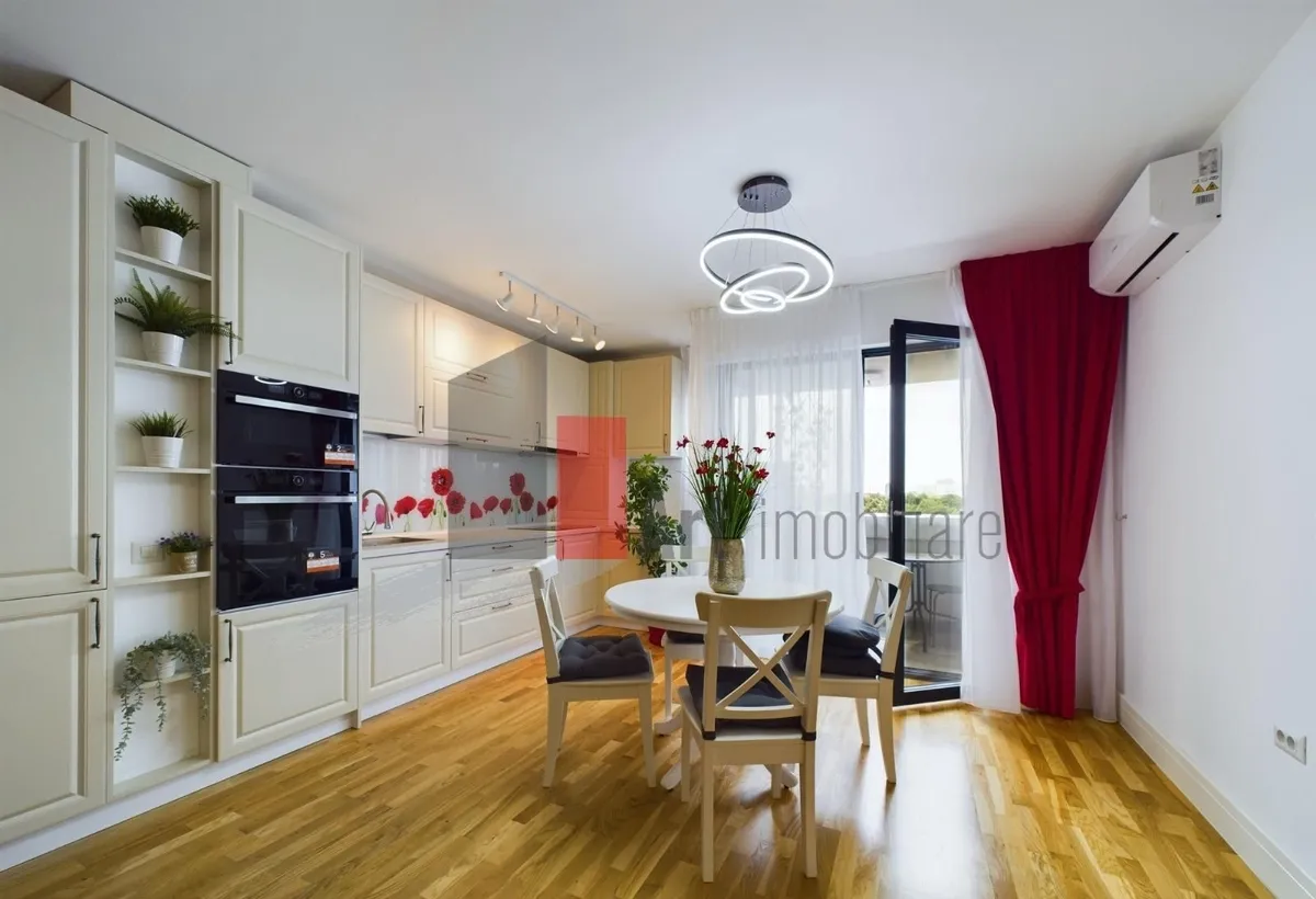 Floreasca Apartament cu 2 camere de inchiriat cu centrala 1 2 locuri de parcare