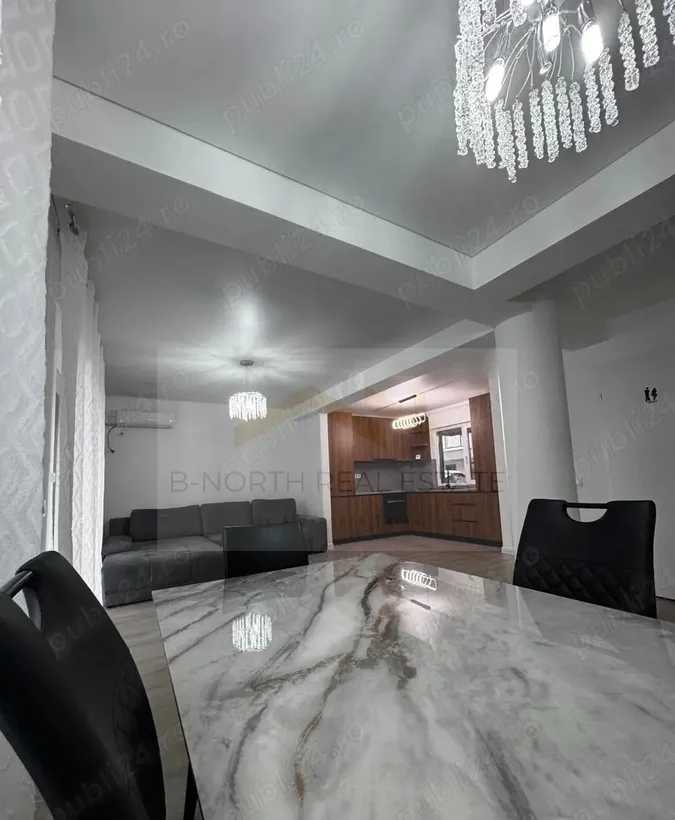 Vila 4 camere de inchiriat 3 dormitoare cu bai proprii complex rezidential