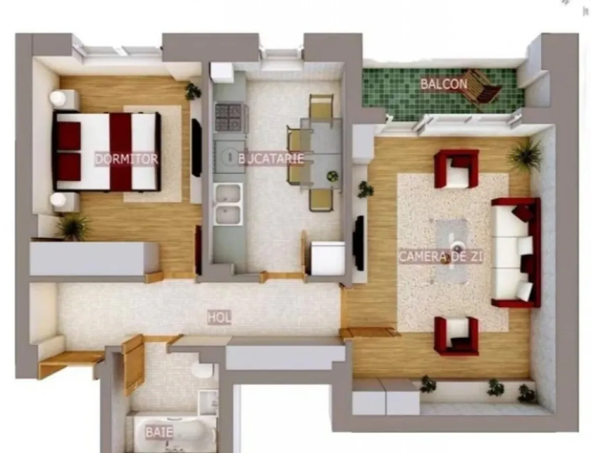 Militari apartament 2 camere 55 mp Rotar Park 1 metrou Pacii