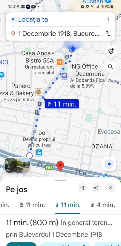 Titan Theodor Pallady metrou 1 Decembrie la 10 minute mers bloc stradal