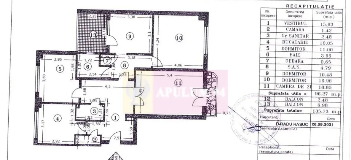 Vanzare apartament 4 camere Piata Unirii fantani metrou