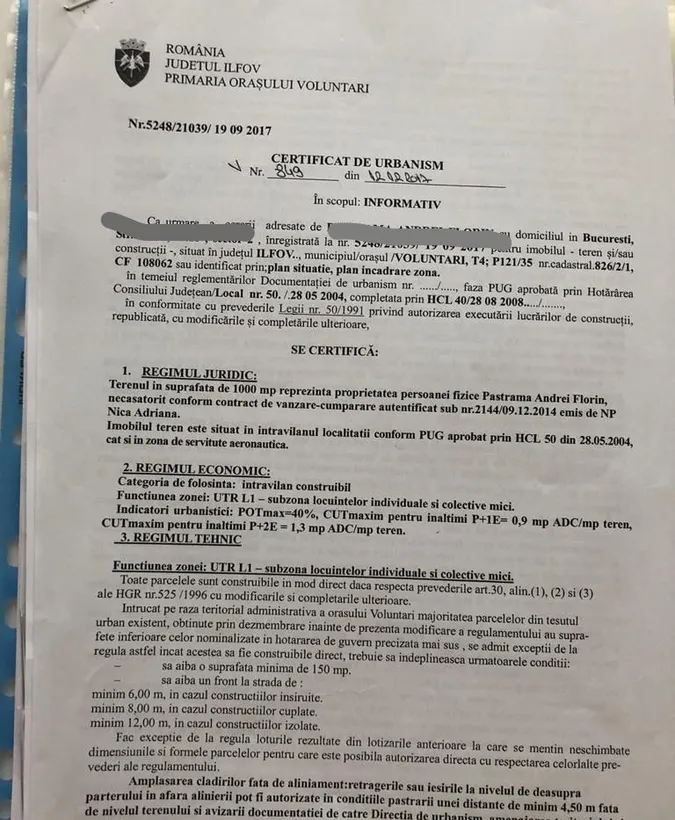 Pipera Ilfov zona A T4