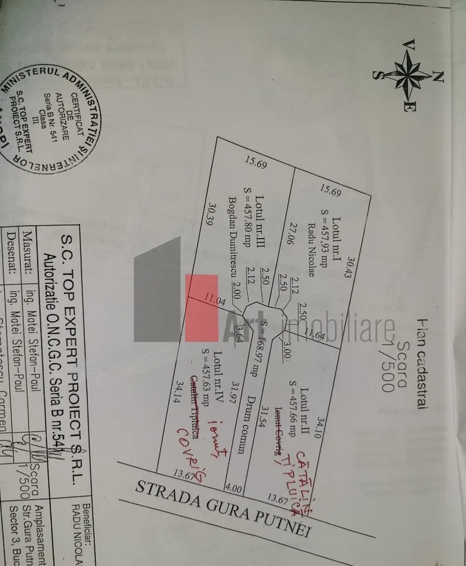 Titan Parcul Teilor teren intravilan