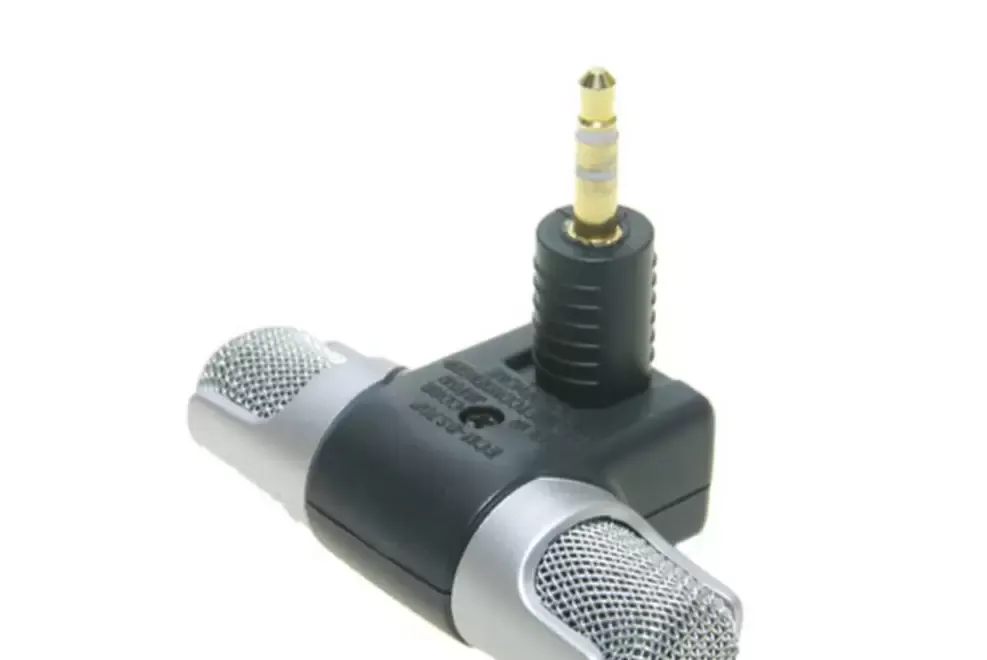 Microfon stereo SONY ECM-DS70P aurit dublu canal