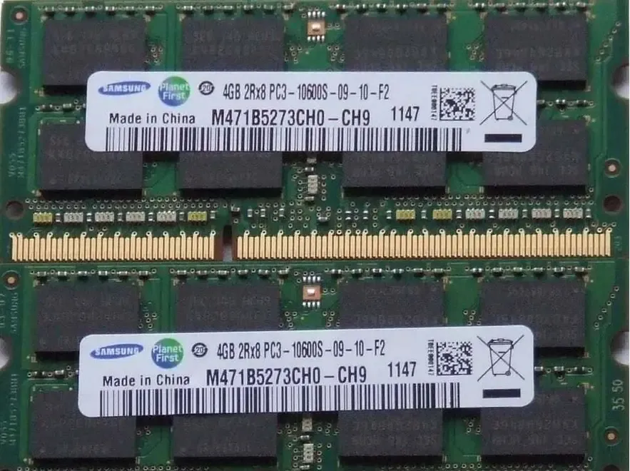 Kit 8gb ddr3 samsung 2x4gb 2rx8 pc3-10600