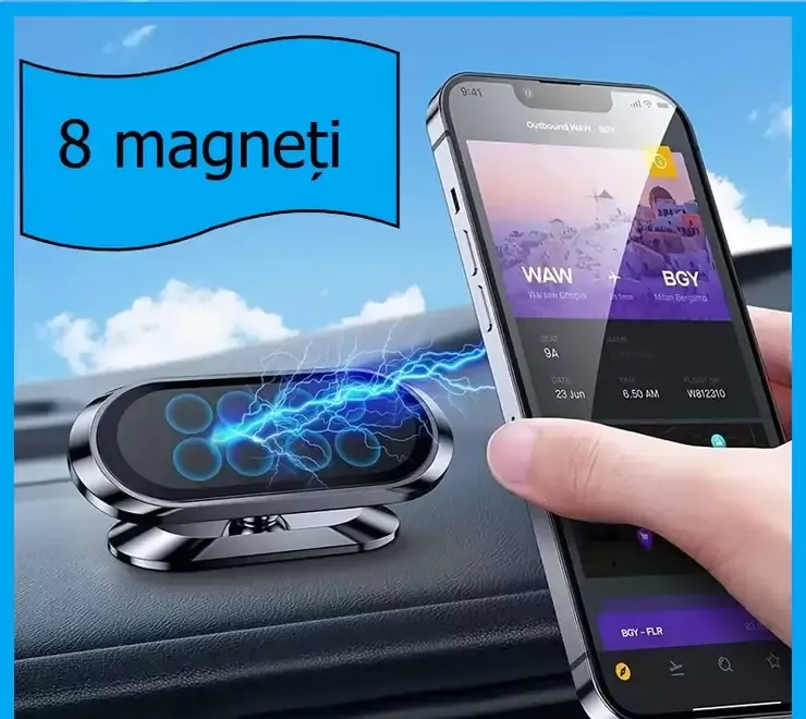 Suport telefon auto 360 Suport magnetic telefon