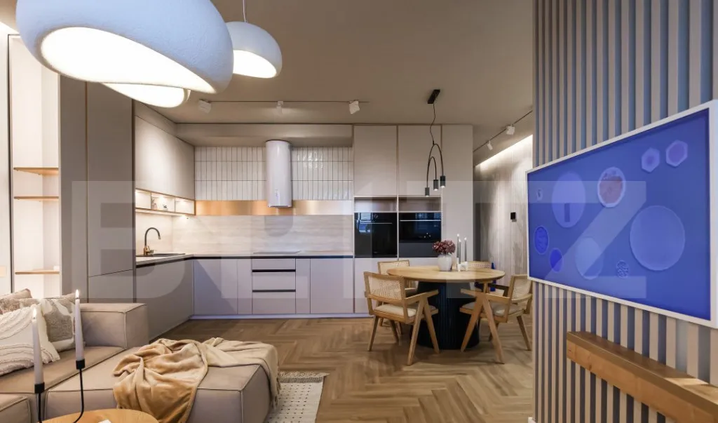 Apartament 3 camere ultra lux 75mp Mobilat Utilat Complet