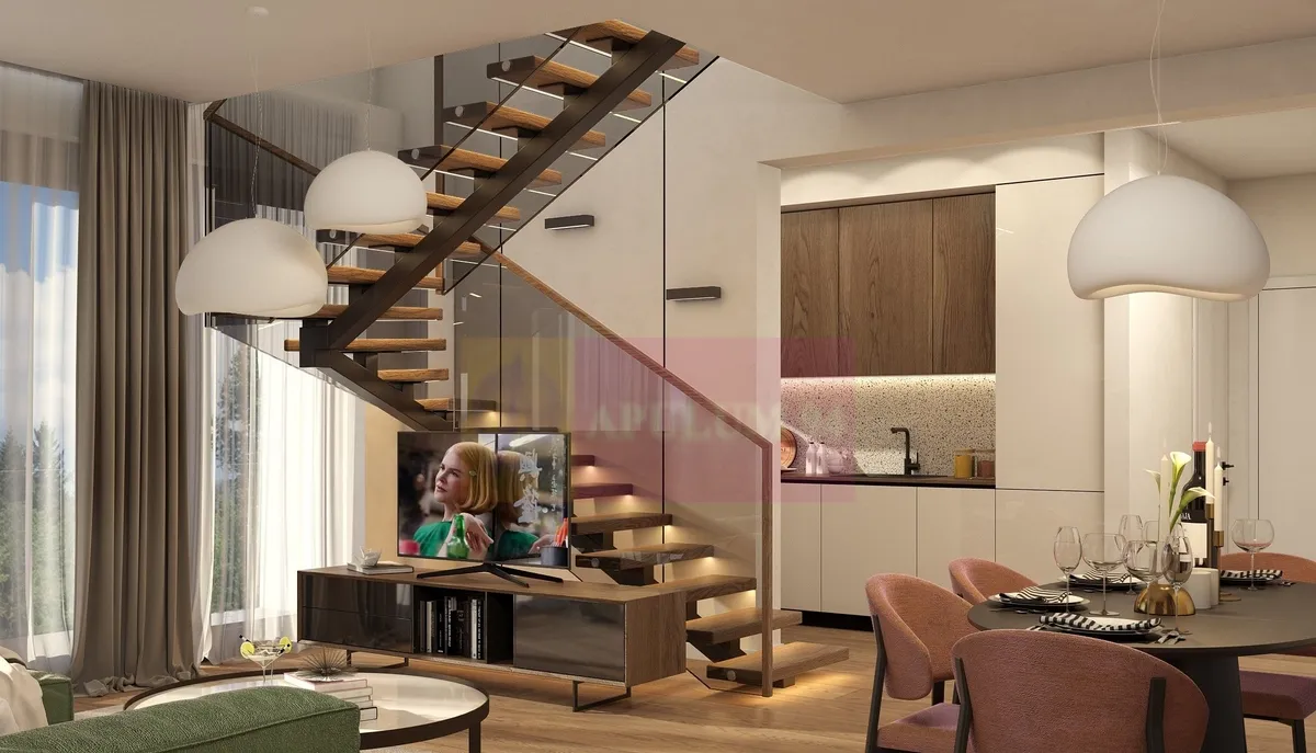 Apartament cu 3 camere cu finisaje de lux in Sinaia la etaj mansarda