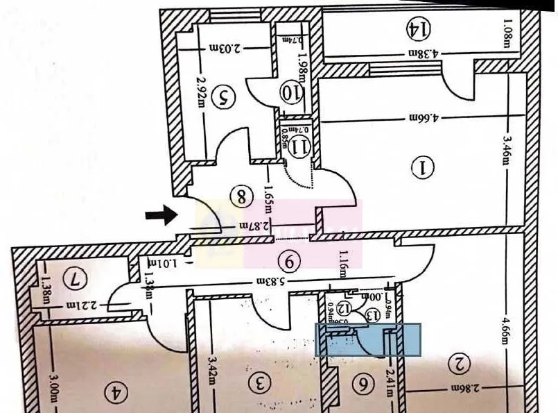 Vanzare apartament 4 camere Titan metrou M1 si M3