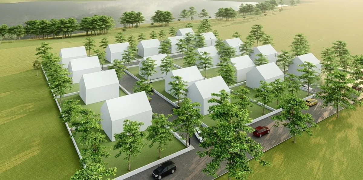 Teren intravilan pe malul lacului Fundulea loturi 440-525 mp