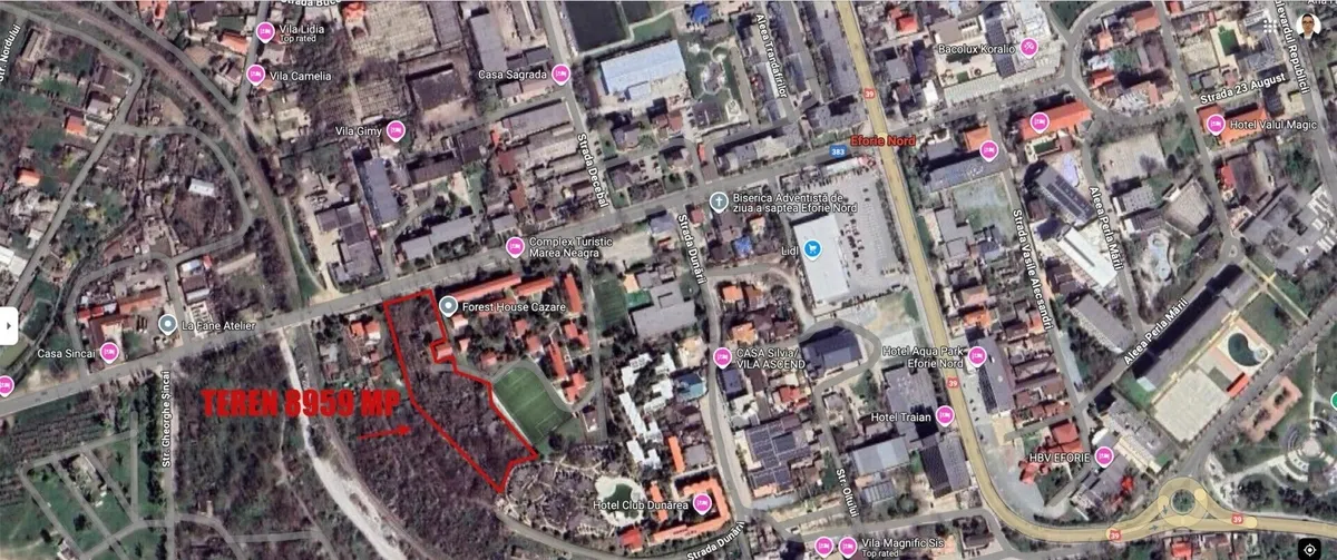 Eforie nord teren intravilan 8959 mp