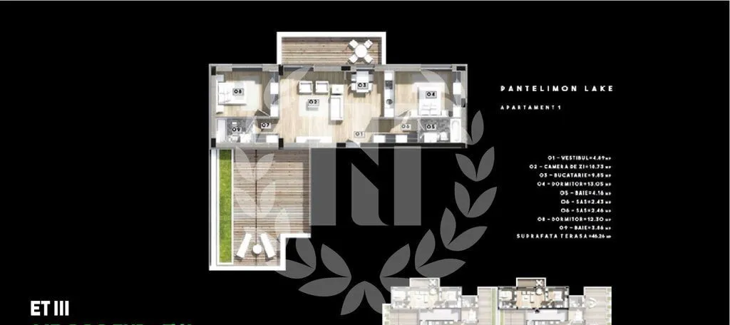 3 camere direct pe lacul pantelimon gratis parcare boxa