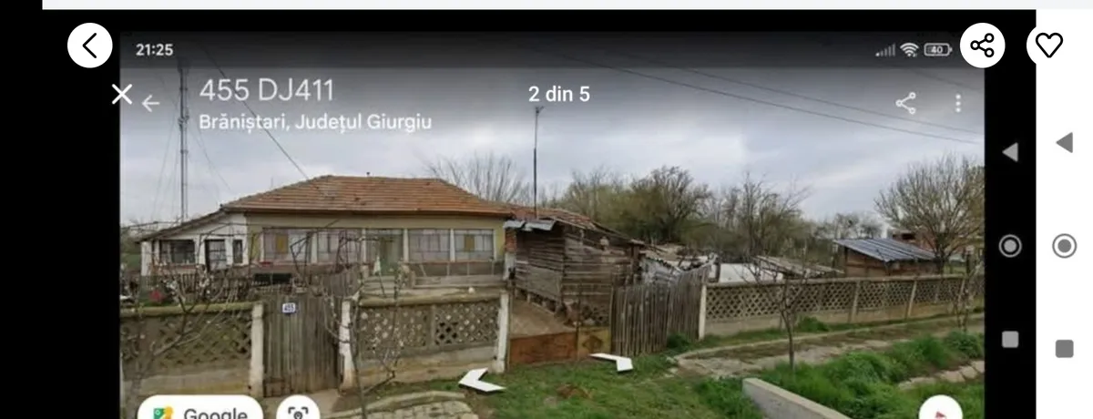 Ilfov Calugareni Branistari Casa de vanzare 1500 mp cadastru