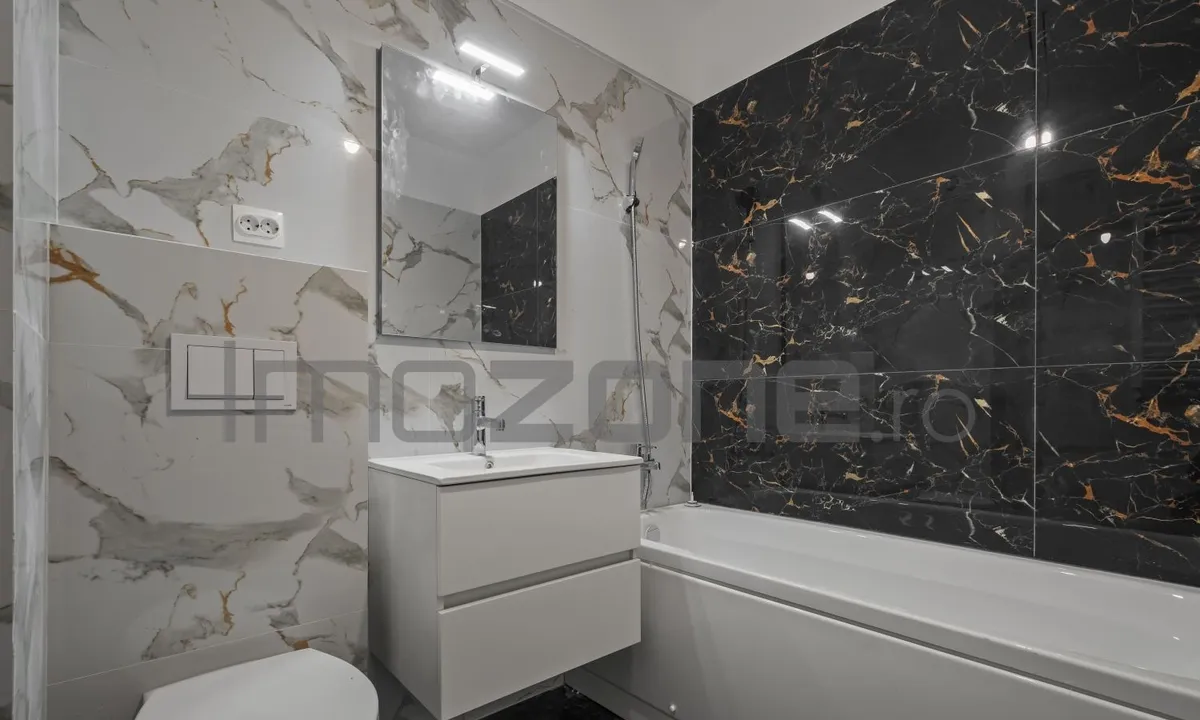 Metrou 64 mp decomandat terasa 10 mp finisat modern etajul 1