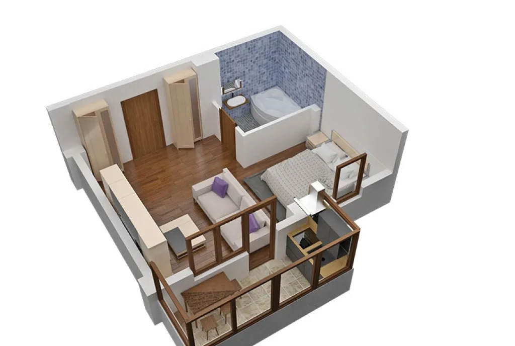 Militari Residence garsoniera