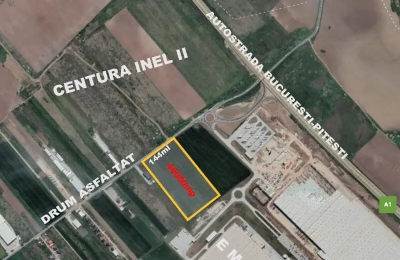 Autostrada Bucuresti Pitesti langa Emag