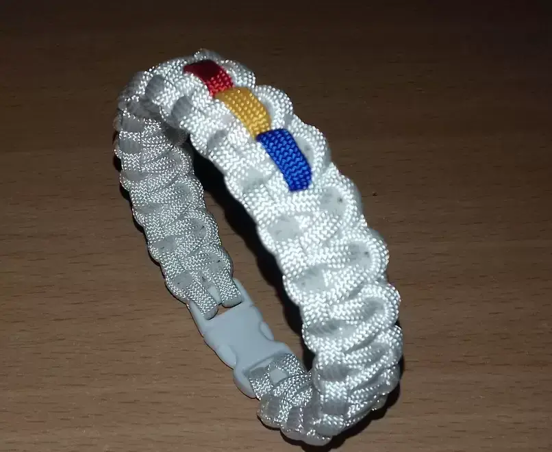 Bratari paracord SUA military cu tricolor